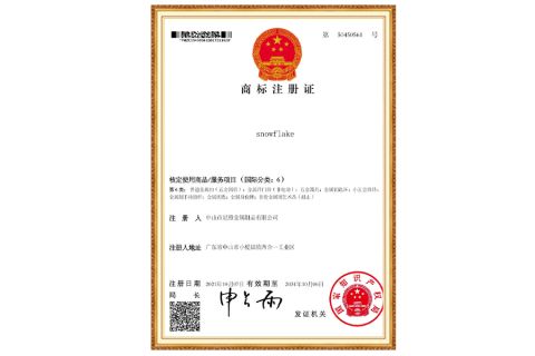 Certificate 5 certificate from Zhongshan Niya Metal Manufacture Co., Ltd.