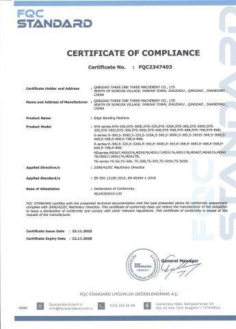 CE2 certificate of QINGDAO OSET INTERNATIONAL TRADING CO., LTD. – certificate photo, supplier certificates section