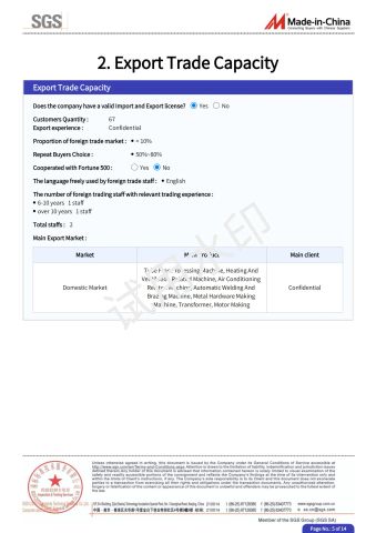 report5 certificate from Hangzhou Zhenhuan Co., Ltd.