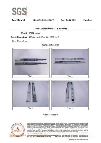 HT-01.015C Test Report certificate from Jiangmen Tianhao Hardware And Electric Appliance Co.,Ltd