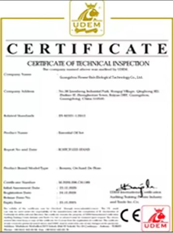 Certificates certificate of Cangzhou Flora Detergent Co., Ltd – certificate photo, supplier certificates section