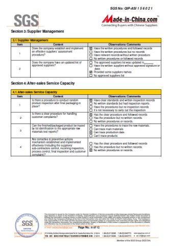 Supplier management certificate from Shijiazhuang An Pump Machinery Co., Ltd.
