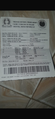 Shipping coconut shells certificate from Salespickbyn