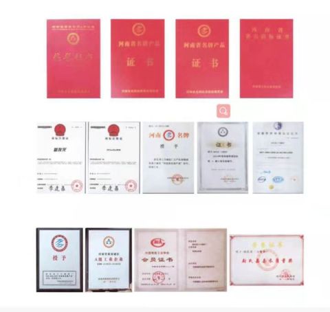 certificates certificate from Kaifeng Shenwei Rubber Co., Ltd.