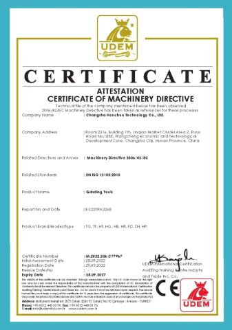 CE certificate from Changsha Honchon Technology Co., Ltd
