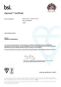 BS certificate of Nanjing Jiayi Fire Technology Co., Ltd – certificate photo, supplier certificates section