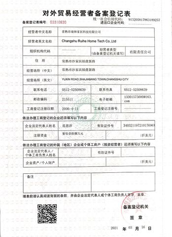 License Photo certificate from Taizhou Metmate Home Goods Co., Ltd.