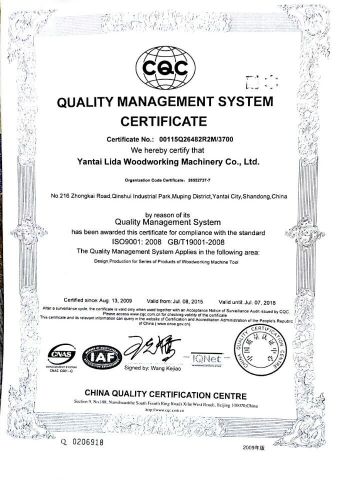 Quality management system certificate certificate from JAYA INTERNATIONAL CO., LTD.