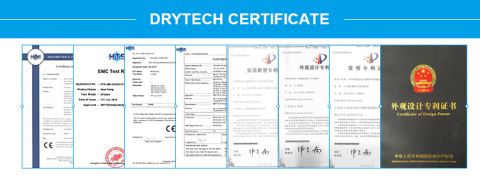 Certificate certificate from DRYTECH(GUANGZHOU)TECHNOLOGY CO.,LTD