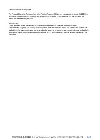Certificates certificate from Ningbo Silva Industrial Co., Ltd.