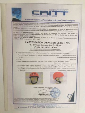 products test report certificate from SHENZHEN XINHANFENG TRADING CO., LTD.