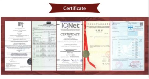 certificate certificate from Yangzhou Yuezi Import & Export Co., Ltd.