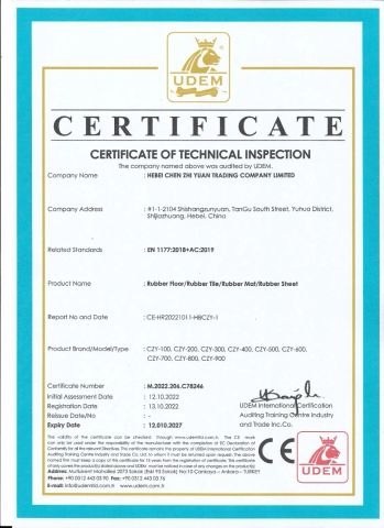 CE certificate from Hebei Chen Zhi Yuan Trading Company Limited