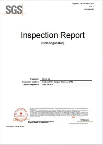 SGS TEST REPORT certificate of Suzhou Longkai Electromechanical Technology Co., Ltd. – certificate photo, supplier certificates section