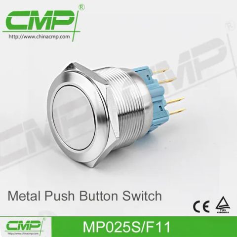 Button Switch Hs Code 25mm IP67 Waterproof Electric Push Button Switch Brand CMP Trademark ...