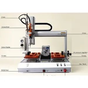 Desktop 4-Axis Pick & Place Type Feeding Robotic Screw Fastening ...