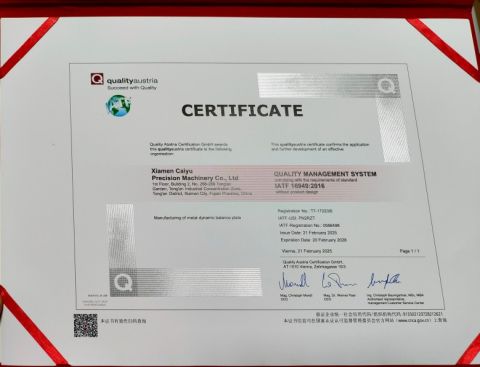 IATF16949 Certificacte certificate of Xiamen Gx Precision Machinery Co., Ltd – certificate photo, supplier certificates section