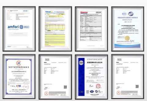 CERTIFICATE certificate from Zibo Yingxin Glassware Co., Ltd