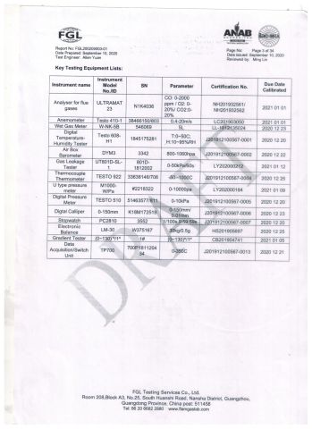 FCL testing report certificate of Shenzhen Zhushan New Energy Technology Co. Ltd – certificate photo, supplier certificates section