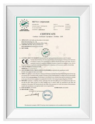 CE certificate from Hebei Nali Technology Co., Ltd.