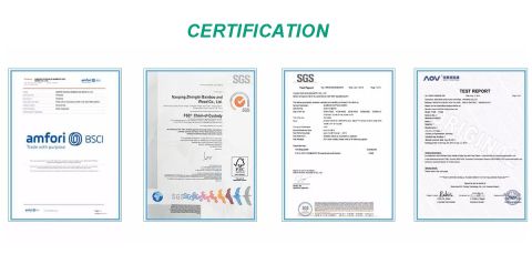 Certification certificate from Fujian Hoyee Household Items Co., Ltd.