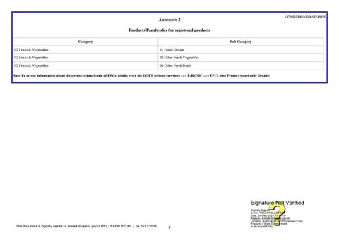 SPICE BOARD certificate of PSRK GLOBAL TRADE – certificate photo, supplier certificates section