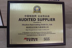 Certification-Made in China certificate of Zhuzhou Sant Cutting Tools Co., Ltd. – certificate photo, supplier certificates section