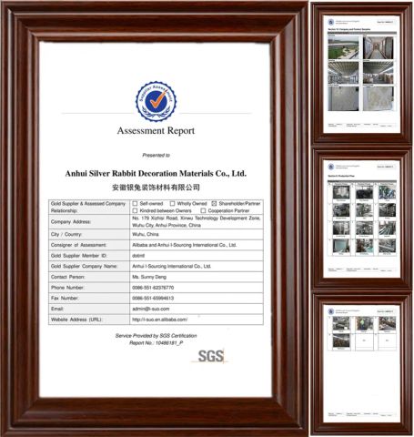 SGS Company certificated certificate of Anhui I-Sourcing International Co., Ltd. – certificate photo, supplier certificates section