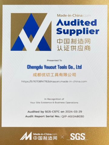 Certificates-3 certificate of Chengdu Youcut Tools Co., Ltd – certificate photo, supplier certificates section