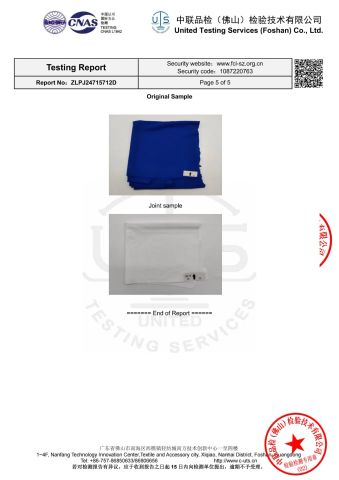 4 Level Color Fastness Report certificate of Guangzhou Yangda Knitting Co., Ltd. – certificate photo, supplier certificates section