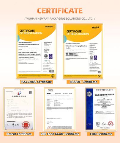 FSSC 22000 certificate from Wuhan Newray Packaging Solutions Co., Ltd.