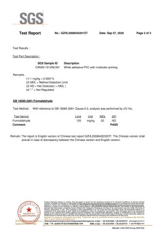 Certificate certificate from Hunan Hamyee Home Decor Co., Ltd.