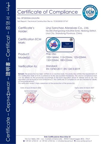 CE certificate from Shandong Sanzhao Supply Chain Co., Ltd.