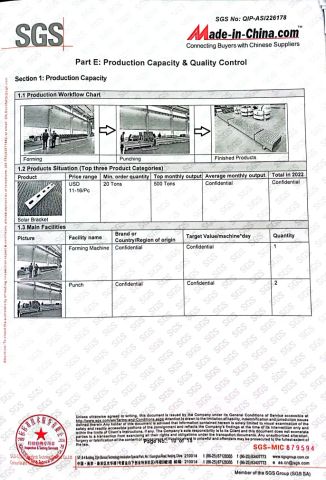 SGS REPROT2 certificate from Tianjin Great Metal Processing Co., Ltd.
