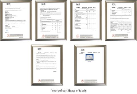 SGS certificate from Changzhou Kaiqi Decoration Supplies Co., Ltd.