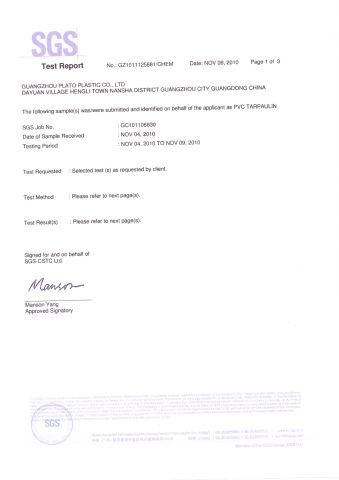1.U.S. low toxicity certificate from Wenzhou Linxi Amusement Equipment Co., Ltd.