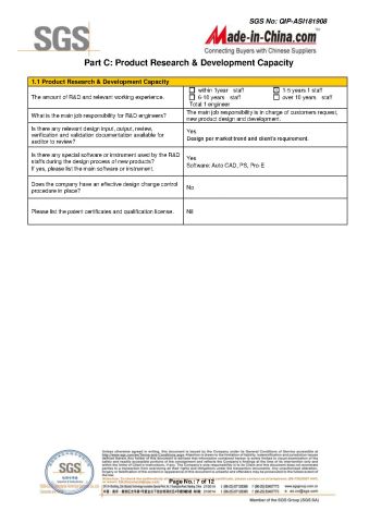 SGS certificate of Guangzhou MyWow Decor Co., Ltd – certificate photo, supplier certificates section