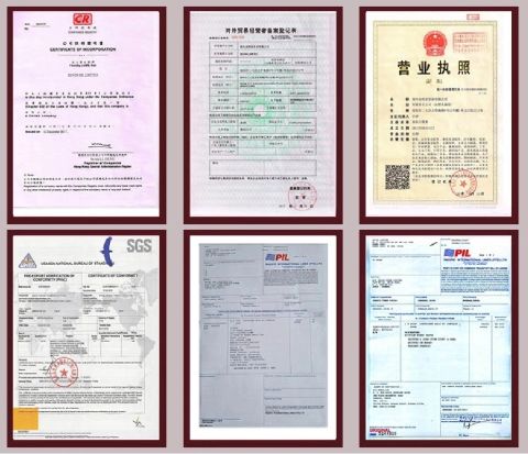 Dovin machine LIMD certificate from DOVIN LIMITED