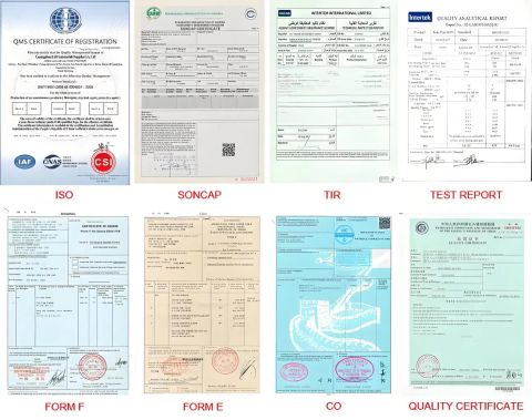 Certificates certificate from Guangzhou Hanhigh Auto Products Co., Ltd