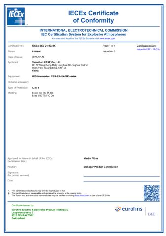 IECEx certificate from Hunan ADTO Building Materials Group Co., Ltd.