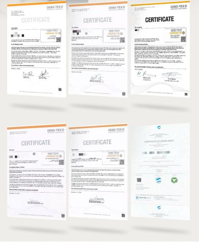certificate certificate from QINGDAO KINGSOO GARMENT CO., LTD.
