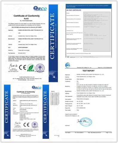 certificate certificate from Ningbo Ispuring Intelligent Technology Co., Ltd.