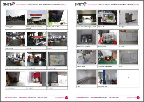 SMETA Audit Report certificate from Bettering Tourist Articles Co., Ltd.