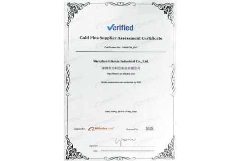 SGS certificate from Shenzhen Likexin Industrial Co., Ltd.