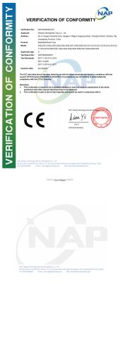 CE certificate from Shantou Shengxinda Toy Co., Ltd.
