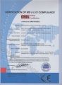 Automatic hook and eye tape sewing machine CE certificate certificate from Foshan Casland Garments Co., Ltd.