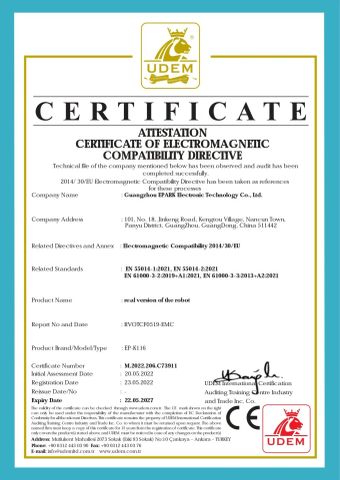 Poland CE certificate from Guangzhou EPARK Electronic Technology Co., Ltd.