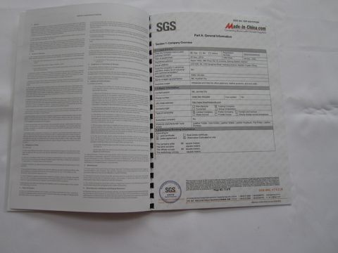 SGS certificate of Xiamen Le Young Imp. & Exp. Co., Ltd – certificate photo, supplier certificates section