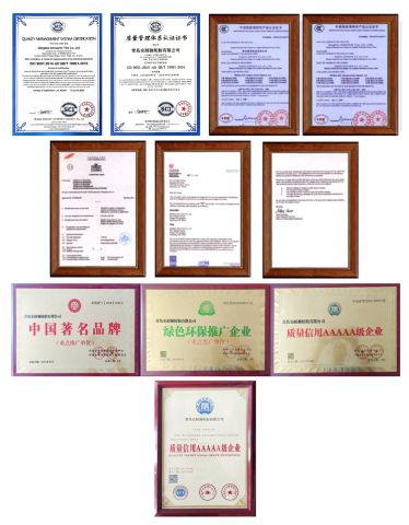 CERTIFICATE certificate of Qingdao Annaichi Tyres Co., Ltd. – certificate photo, supplier certificates section