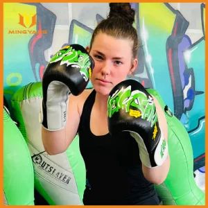 Advanced Boxing Gloves with Dual-X Closure and Splinted Wrist Support - Image 1